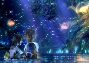 A high quality cutscene from Final Fantasy X