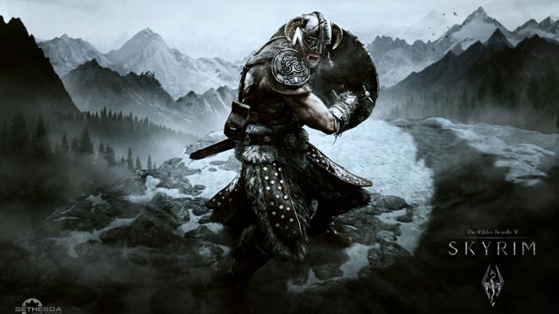 Elder Scrolls V - Skyrim Wallpaper - Aerial Attack