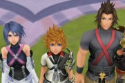 Kingdom Hearts: Birth By Sleep Trio at Attention