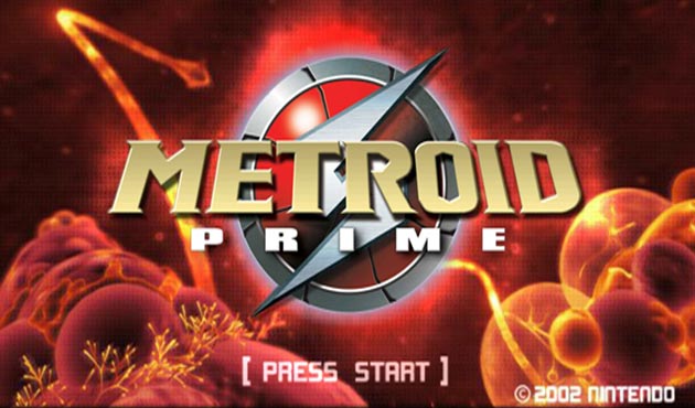 Metroid Prime Title Screen