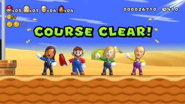 New Super Mario Bros. U Miis