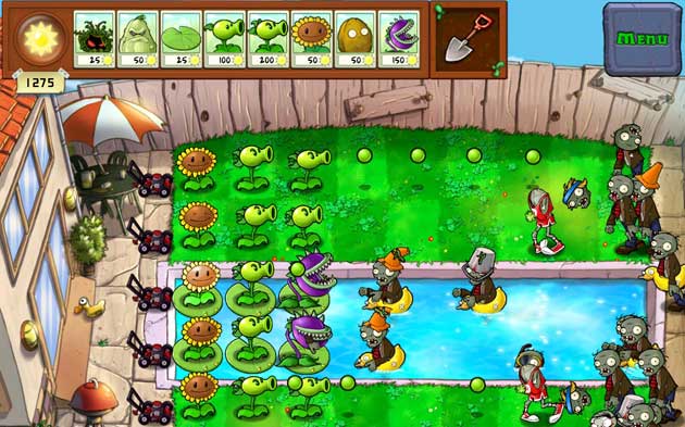 Plants vs. Zombies Video Game Image