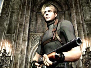 Resident Evil 4 Leon in default clothing